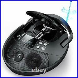 CD Player, CD Player Boombox Portable, Portable CD Player Boombox with Black