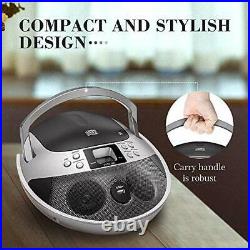 CD Player, CD Player Boombox Portable, Portable CD Player Boombox with White