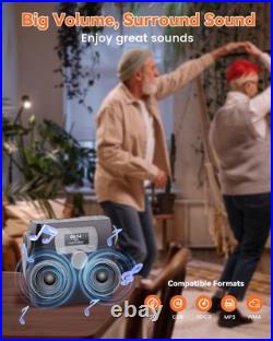 CD Player Portable, Bluetooth Boombox CD Player with Speakers, Portable FM Radi CD Player Portable, Bluetooth Boombox CD Player with Speakers, Portable FM Radi