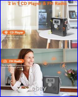 CD Player Portable, Bluetooth Boombox CD Player with Speakers, Portable FM Radi CD Player Portable, Bluetooth Boombox CD Player with Speakers, Portable FM Radi