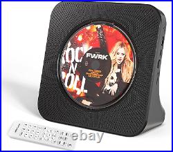 CD Player Portable Bluetooth Desktop Music Player Dual Speakers Audio Boombox