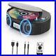 CD Player Portable, Boombox CD Player with Bluetooth Transmitter, FM Radio &