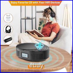 CD Player Portable, Boombox CD Player with Bluetooth Transmitter, FM Radio & Bl