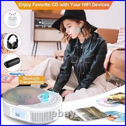 CD Player Portable, Boombox CD Player with Bluetooth Transmitter, FM Radio & Bl