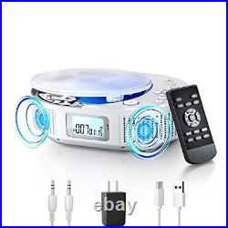 CD Player Portable, Upgraded Boombox CD Player & Bluetooth Speaker 2 in 1