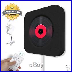 CD Player Speaker Wall Mountable Bluetooth Boombox Portable Home Audio with