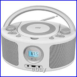 CD Radio Portable CD Player Boombox with BluetoothFM Radio USB Input and 3.5m