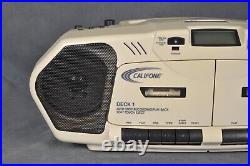 Califone 2395AV-02 Music Maker Plus Multimedia Player AM/FM CD Cassette Boombox