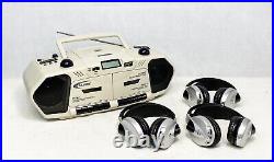 Califone 2395AV-IR Infrared Music Maker Plus Multimedia CD/Cassette Player WORKS