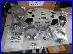 Califone Infared 8 HEADSETS Music Maker Plus CD Radio Cassette Player 2395AV-IR