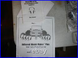 Califone Infared 8 HEADSETS Music Maker Plus CD Radio Cassette Player 2395AV-IR