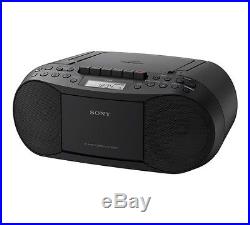 Cassette And Cd Player Stereo System Boombox Combo Am Fm Portable Recorder Radio