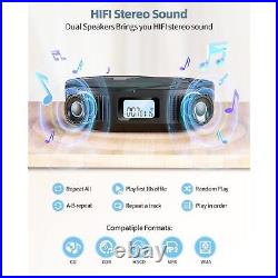 Cd Player Portable, Upgraded 2 In 1 Portable Cd Player & Bluetooth Speaker, Re