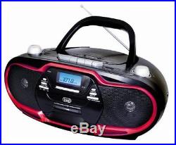 Cmp574 portable am/fm stereo boombox with cd player, cassette player /