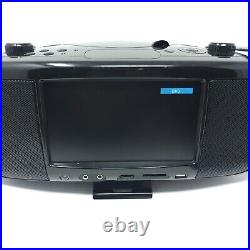 Coby 7 Inch Portable TV DVD Player OEM Remote Boombox TFDVD777 Open Box