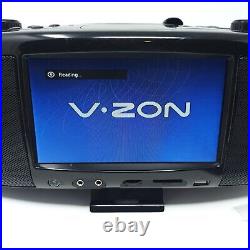 Coby 7 Inch Portable TV DVD Player OEM Remote Boombox TFDVD777 Open Box