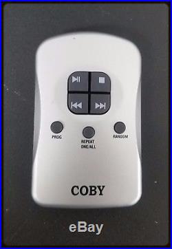 Coby CX-CD250 Portable Radio/Stereo Cassette Player/Recorder For Parts or Repair