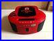 Coca-Cola Vintage CD Cassette Player System Deck Boombox Working Not for Sale