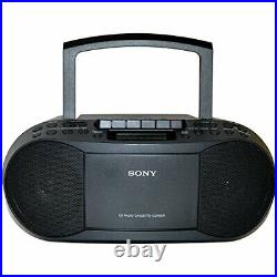 Compact Portable Stereo Sound System Boombox with MP3 CD Player, Digital Tuner