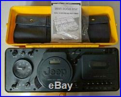 Cool Portable Jeep Telemania Boombox CD AM FM Radio Cassette Player Recorder