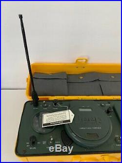 Cool Portable Jeep Telemania Boombox CD AM FM Radio Cassette Player Recorder
