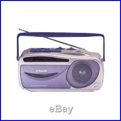 Craig Electronics CD6911 Portable AM/FM Radio Cassette Player with Recorder