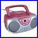 Curtis-Sylvania-SRCD243-Portable-CD-Player-AM-FM-Radio-Boombox-Music-System-Pink-01-nms