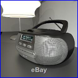 DAB Radio Boombox CD Player Clock USB MP3 Portable Digital Alarm AZATOM Zenith