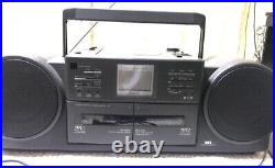 DENON Nippon Columbia CD Radio Cassette Player Boombox H-18