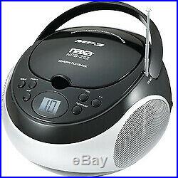 DOBA Electronics Naxa Portable MP3/CD Player with AM/FM Stereo Radio- Black