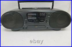 Daewoo ACD-7200 Boombox Portable Radio Stereo Cassette CD Player