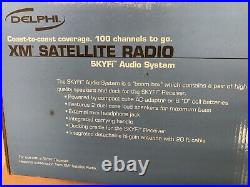 Delphi SA10001 SKYFi Sirius XM Satellite Radio Portable Audio System Boombox New