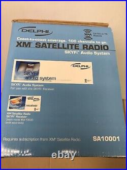 Delphi SA10001 SKYFi Sirius XM Satellite Radio Portable Audio System Boombox New