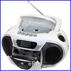 Dual P 681Colourful Portable Boombox MP3/CD Player Weiß