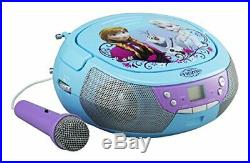 EKids FR-430 FROZEN CD Boombox with Microphone and LCD Display