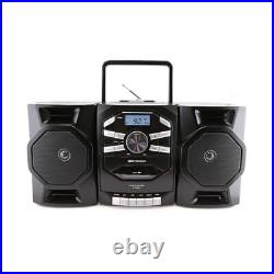 EPB-4000 Portable CD & Cassette Stereo Boombox with AM/FM Radio Black