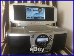 EXCELLENT Haier Portable DVD Player CD AM FM Radio TV Boombox 7 Screen PDTB7