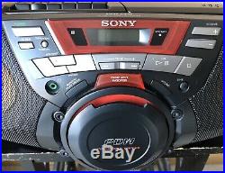 EXTRA SHARPSony CFD-G50 Boombox Portable Cassette CD Player AM/FM Stereo Radio