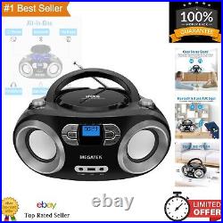 Elegant Portable CD Boombox with Bluetooth, USB & Backlit Display 2 Speakers