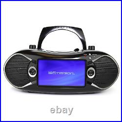 Emerson 7 Bluetooth DVD Boombox with AMFM Radio & Digital TV