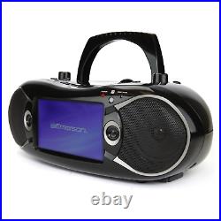 Emerson 7 Bluetooth DVD Boombox with AMFM Radio & Digital TV