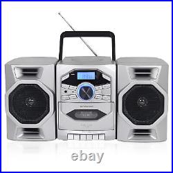 Emerson Boombox with CD & Cassette Player Digital AM FM Portable Radio MP3, AU