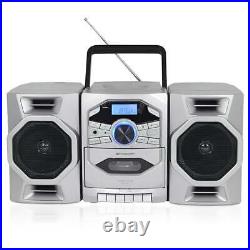 Emerson Boombox with CD & Cassette Player Digital AM FM Portable Radio MP3, AU