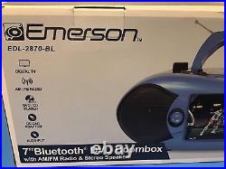 Emerson DVD Boombox And Tv With Am/fm Radio & Stereo Speakers-new