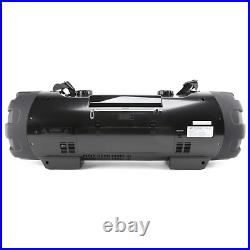 Emerson Dual Subwoofer Bluetooth Boombox with CD/CD-R/CD-RW Player and Subwoofer