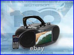 Emerson EDL-2560H 7 Bluetooth DVD Boombox with AM/FM Radio and Stereo Speakers