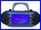 Emerson EDL-2870-BL 7 Bluetooth DVD Boombox AM/FM Radio & Digital TV Blue