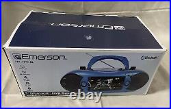 Emerson EDL-2870-BL 7 Bluetooth DVD Boombox AM/FM Radio & Digital TV Blue