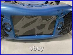 Emerson EDL-2870-BL 7 Bluetooth DVD Boombox AM/FM Radio & Digital TV Blue