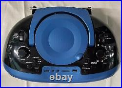 Emerson EDL-2870-BL 7 Bluetooth DVD Boombox AM/FM Radio & Digital TV Blue